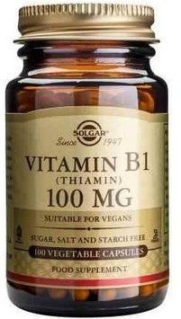Solgar Vitamin B1 (Солгар Вітамін B1 тіамін),100 мг 100 таблеток 498700 фото