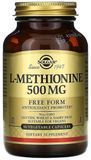 Solgar L-Methionine 500 mg (Солгар Метіонін), 90 веганських капсул 1042884 фото