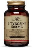 Solgar L-Tyrosine 500 mg (Солгар L-Тирозин), 50 веганських капсул 497764 фото