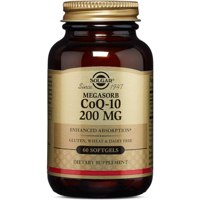 Solgar CoQ-10 200 mg (Солгар Коензим Q10), 60 капсул