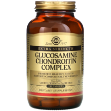 Solgar Glucosamine Chondroitin Complex Extra Strength (Солгар Глюкозамін Хондроїтин комплекс екстра сила), 150 таблеток