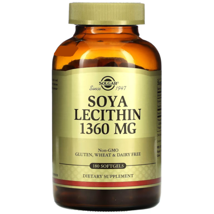 Solgar Soya Lecithin (Солгар Cоєвий лецитин), 1360 мг 180 капсул