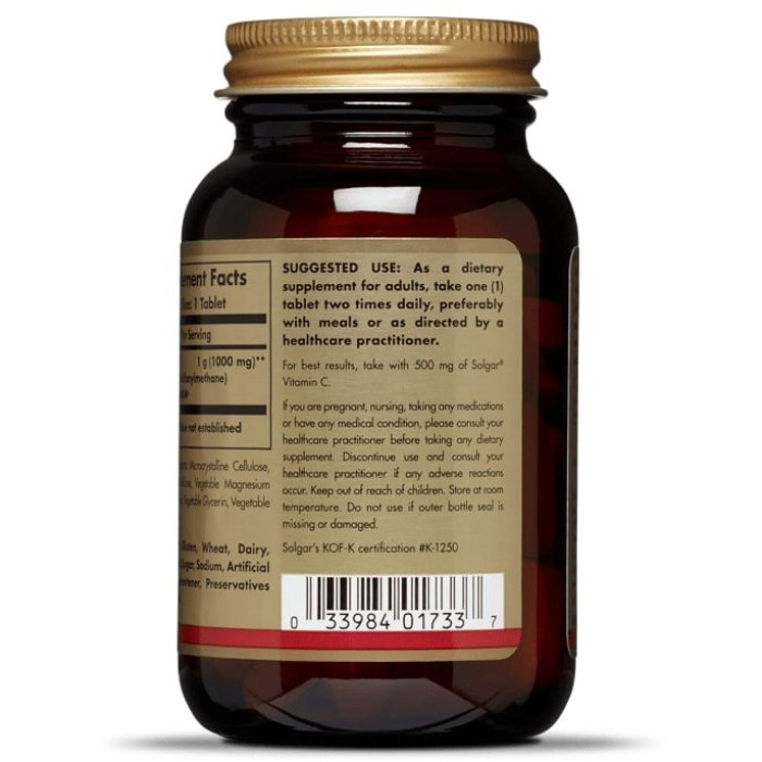 Solgar MSM 1000 mg (Солгар Метилсульфонілметан), 120 таблеток