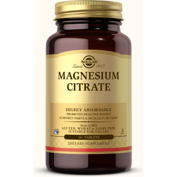 Solgar Magnesium Citrate (Солгар Магния цитрат) 60 таблеток