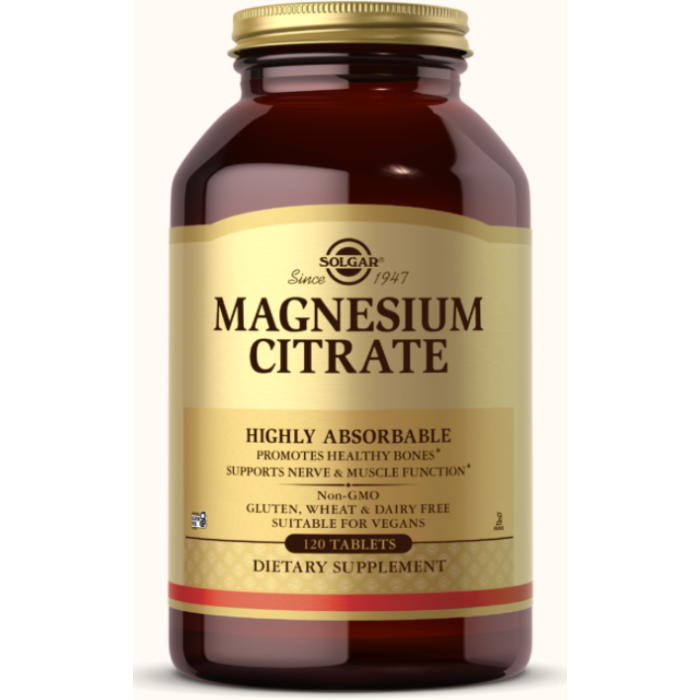 Solgar Magnesium Citrate (Солгар Магния цитрат) 120 таблеток