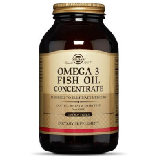 Solgar Omega-3 Fish Oil Concentrate (Солгар Омега-3 концентрат риб’ячого жиру), 120 капсул