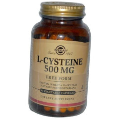 Solgar L-Cysteine 500 mg (Солгар L-Цистеїн), 90 капсул