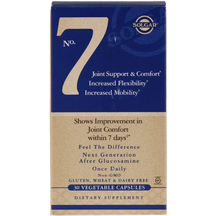 Solgar No.7 Joint Support Comfort (Солгар Укрепление суставов), 30 капсул