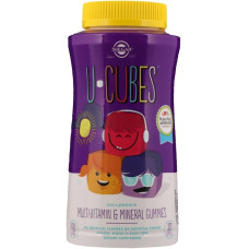 Solgar U-Cubes, Children's Multi-Vitamin & Mineral Gummies (Солгар Мультивитамины и минералы для детей жевательные), 120 конфет