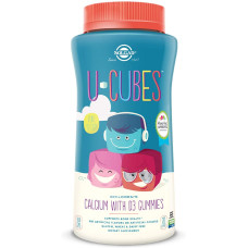 Solgar U-Cubes Детские витамины (Кальций + D3), 120 Gummies
