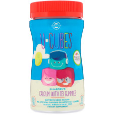 Solgar U-Cubes Детские витамины (Кальций + D3), 60 Gummies
