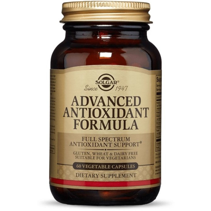 Solgar Advanced Antioxidant Formula (Солгар Антиоксидантна формула), 60 капсул