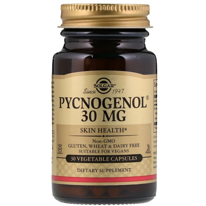 Solgar Pycnogenol 30 mg (Солгар Пікногенол), 30 капсул
