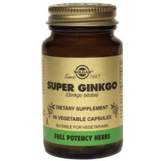 Solgar Super Ginkgo (Солгар Гінкго Білоба супер), 60 капсул