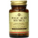 Solgar Folic Acid , 800 mcg (Солгар Фолиевая кислота), 100 веганских капсул