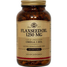 Solgar Flaxseed Oil 1250 mg (Солгар Олія насіння льону), 100 капсул