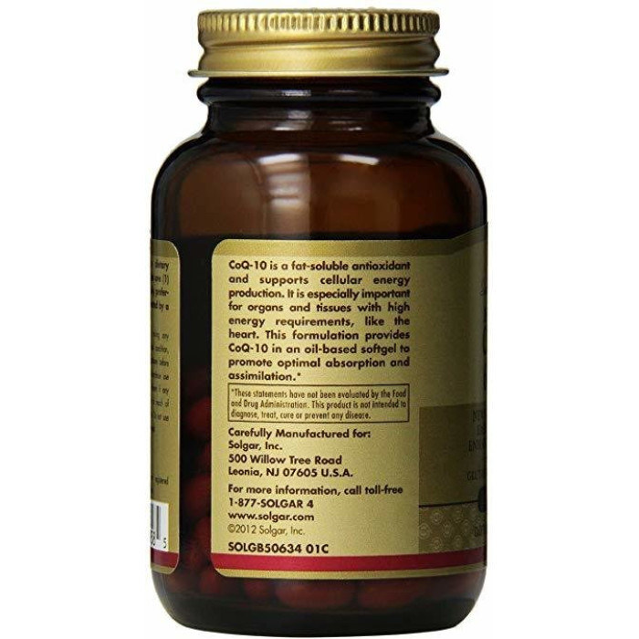 Solgar Megasorb CoQ-10 60 mg (Солгар Коэнзим Q10), 60 капсул