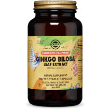 Solgar Ginkgo Biloba Leaf Extract (Солгар Гінкго Білоба), 180 капсул