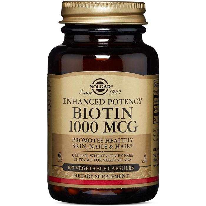 Solgar Biotin (Солгар Біотин), 1000 mcg 100 капсул