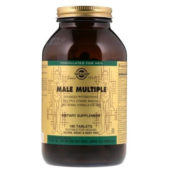 Solgar Male Multiple Advanced Phytonutrient (Солгар Вітаміни для чоловіків), 180 таблеток