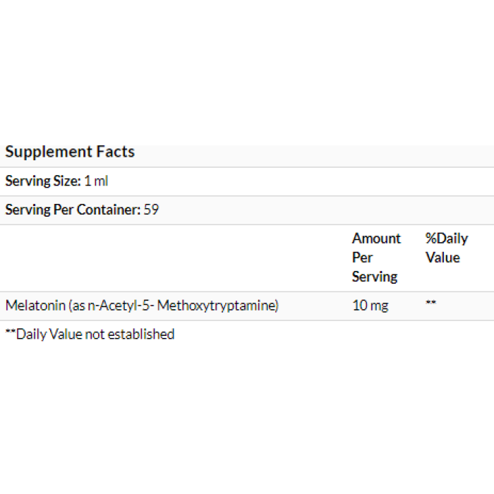 Solgar Liquid Melatonin 10 mg (Солгар Мелатонин жидкий, вишня), 59 мл