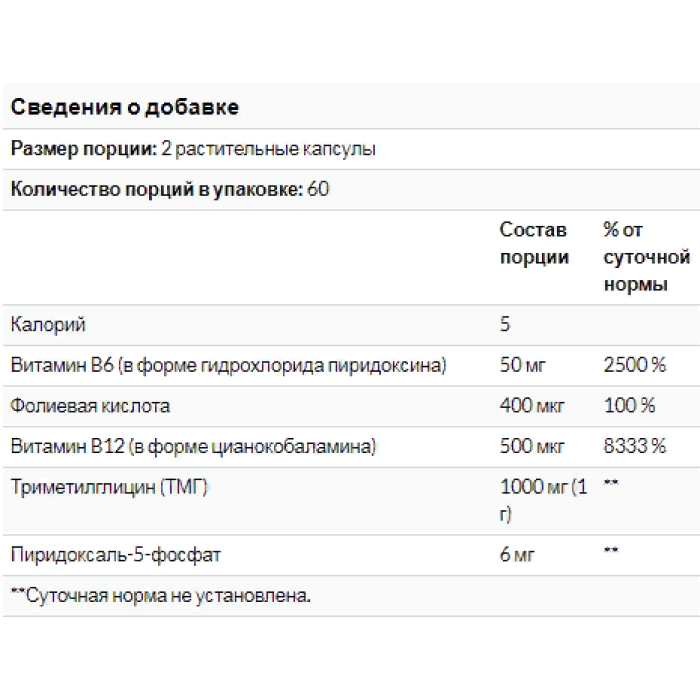 Solgar Gold Specifics Homocysteine Modulators (Солгар Гомоцистеїн модулятори), 120 веганських капсул