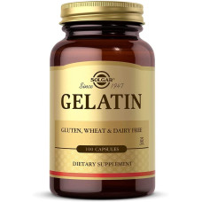 Solgar Gelatin 1680 mg (Солгар Желатин), 100 капсул