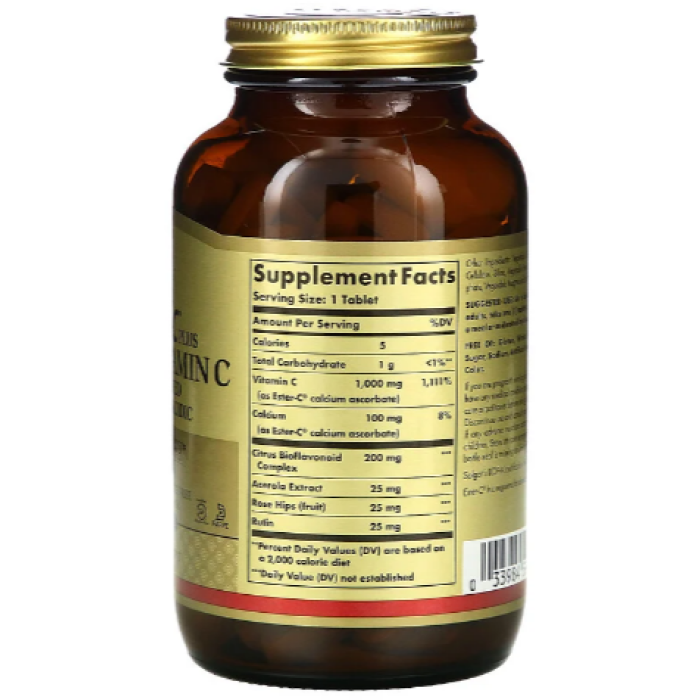 Solgar Ester-C Plus Vitamin C 1000 mg (Солгар Эстер-С плюс Витамин С), 50 капсул