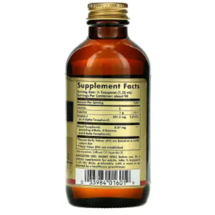 Solgar Vitamin Е (Солгар Витамин Е из подсолнечника), (118 мл)