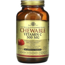 Solgar Vitamin C 500 mg (Солгар Вітамін С жувальний), 90 таблеток