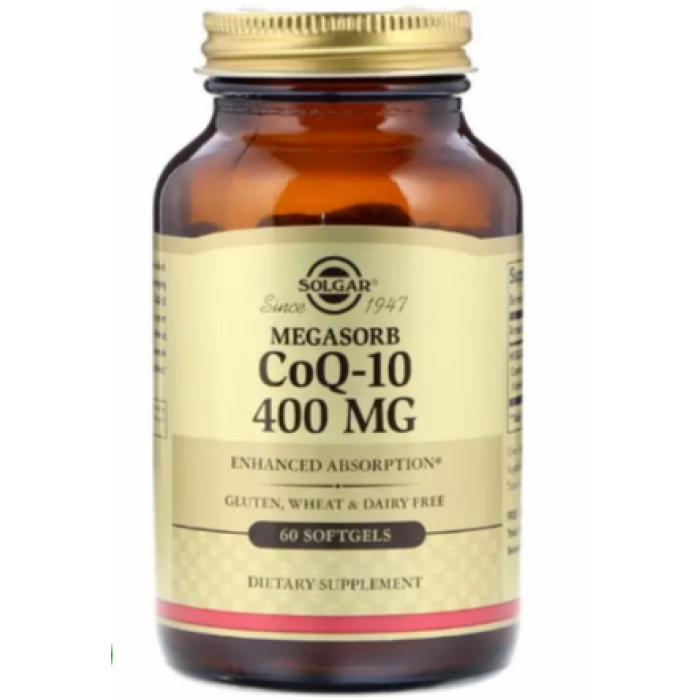 Solgar Coenzyme Q-10 400 mg (Солгар Коензім Q10), 60 капсул