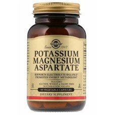 Solgar Potassium Magnesium Aspartate (Солгар Магний и калий аспартат), 90 капсул