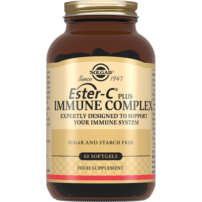 Solgar Ester-C Plus Immune Complex (Солгар Эстер-С Плюс Иммунный комплекс), 60 капсул